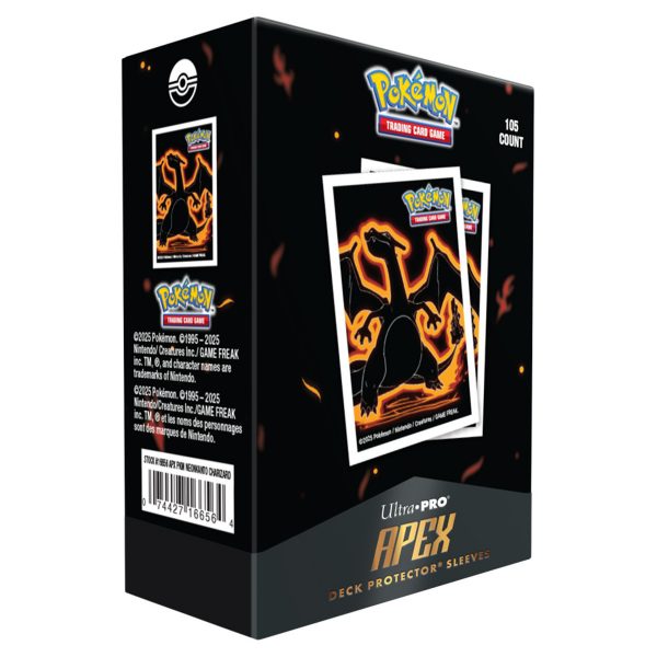 Pokemon Neon Kanto Charizard Ultra Pro Apex Card Sleeves