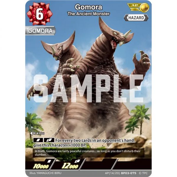 Gomora (The Ancient Monster) AP (14/20) [BP03-075]