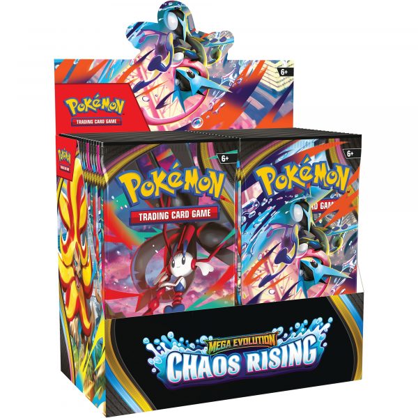 Pokémon Chaos Rising Booster Display