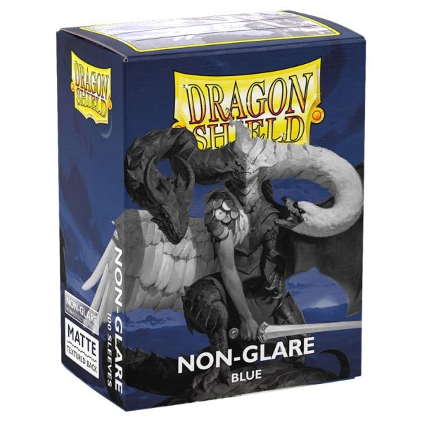 Dragon Shield: Non-Glare Matte Blue Sleeves