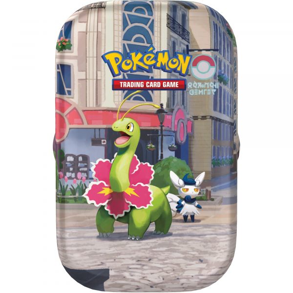 Pokémon Lumiose City Mini Tin - Meganium & Meowstic