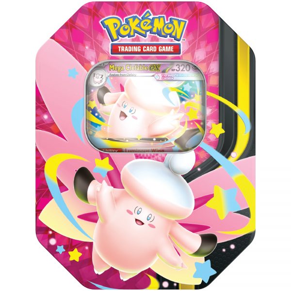 Pokémon Mega Moonlit Tin - Mega Clefable ex