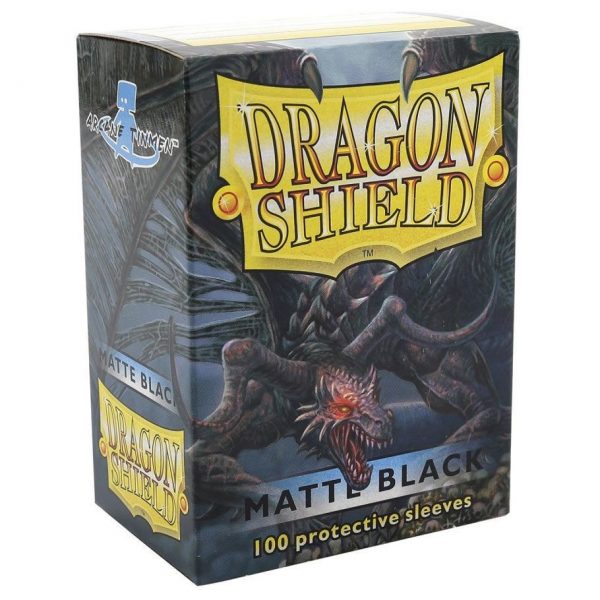 Dragon Shield: Matte: Black Sleeves